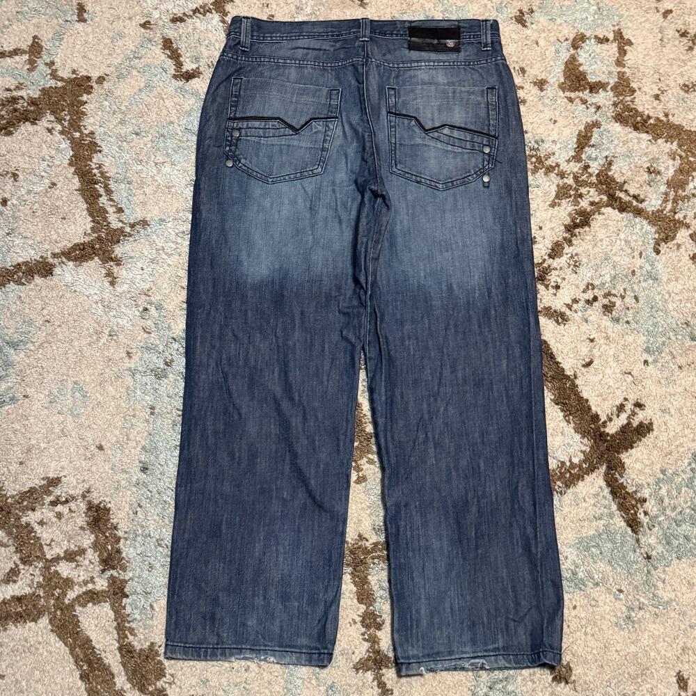 Vintage Ecko Unltd Baggy Wide Leg Jeans Size 34x30 Y2K